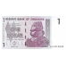 P65 Zimbabwe - 1 Dollar Year 2007